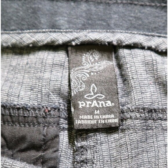 Prana Size M Mantra Pant Hemp Blend Straight Leg Pant Coal Gray - Picture 9 of 10